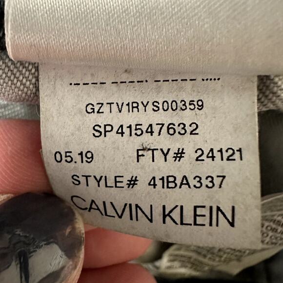 Calvin Klein Jeans Skinny Leg NWT Light Black Men Size 38x30 Classic Comfy Jeans - Picture 11 of 15